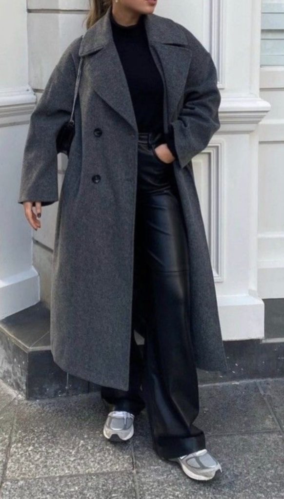 Monochrome Winter outfit idea