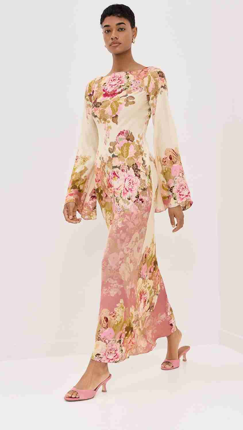 long flowy dresses Designer Summer For Women Price 301-400 A-Line Tulle Long Prom Color:Cantaloupe