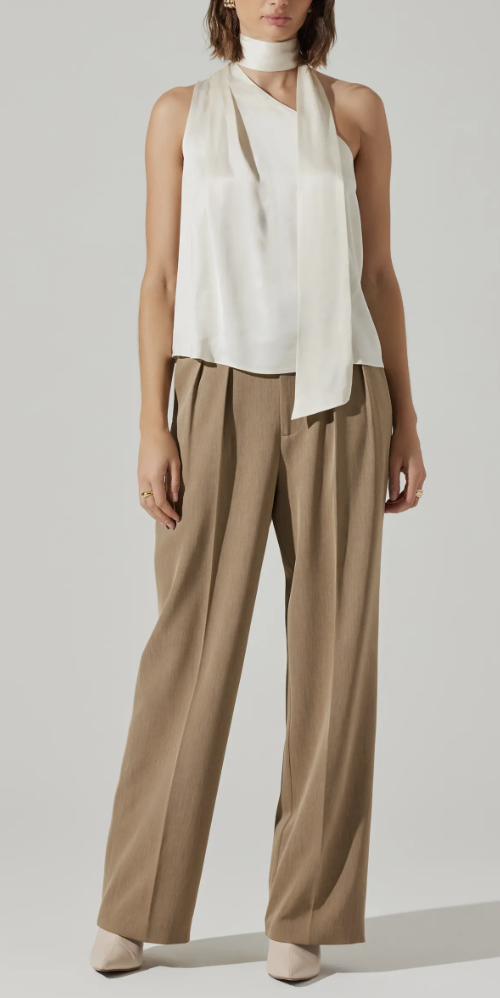 Tailored Trousers & Blouse Combo