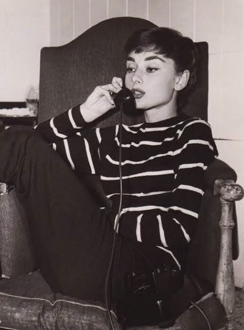 Breton Stripe Top Audrey Hepburn Style Breton Stripe Top Audrey Hepburn Inspired Style