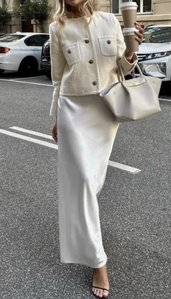 White Skirt Spring Outfits