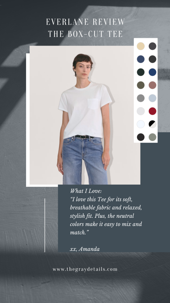 The Organic Cotton Box-Cut Tee