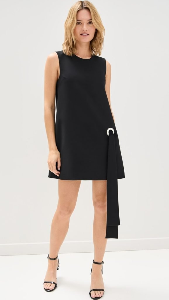black cocktail dress