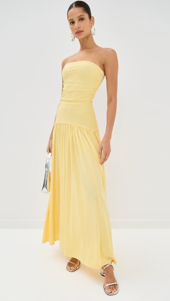 Yellow Maxi Dress Code For A Garden Party