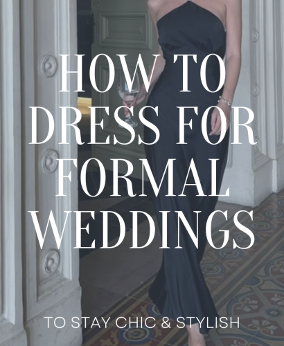 how to dress for formal weddings