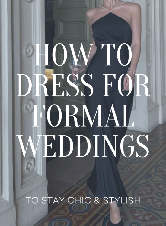 how to dress for formal weddings