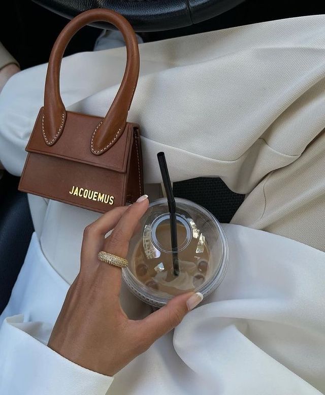 brown micro bag