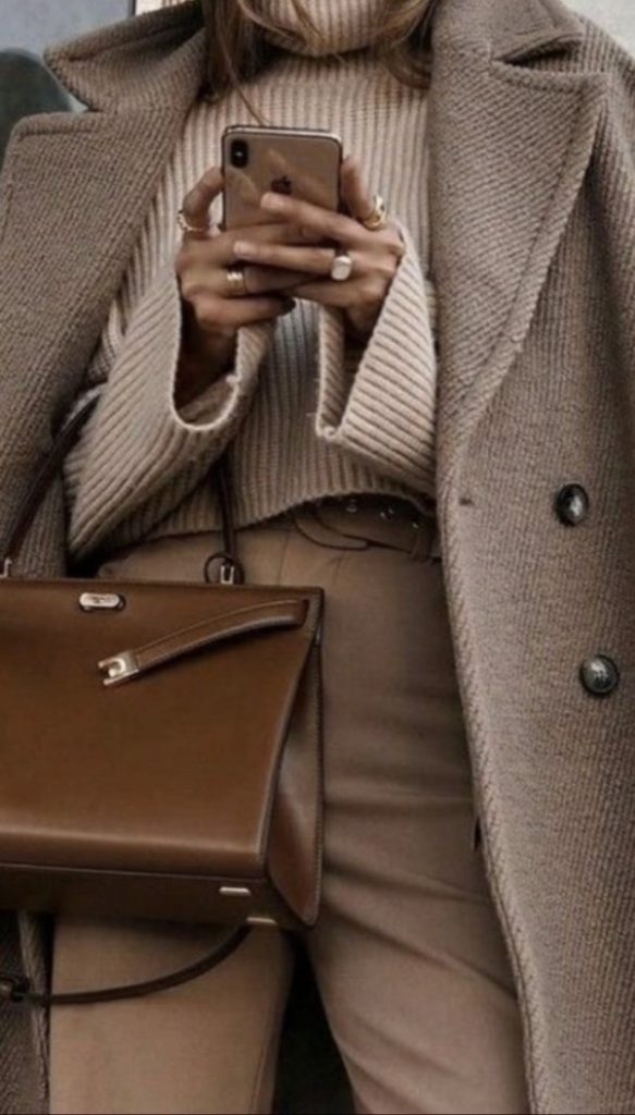 Mocha Mousse winter outfit