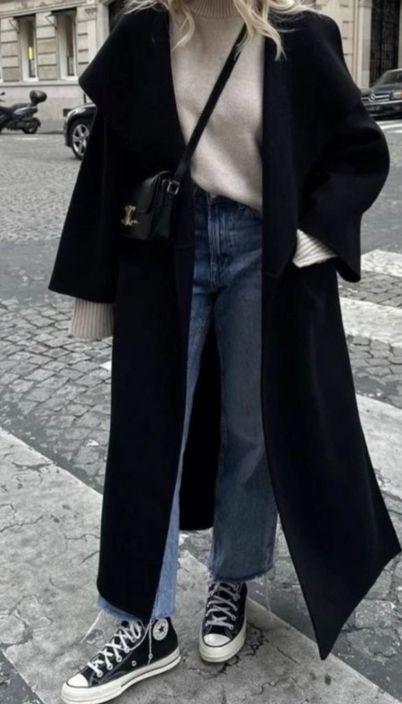 Jeans Winter Airport Outfit Ideas