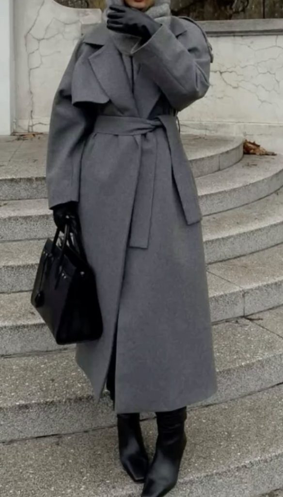 Grey Coats Outfits