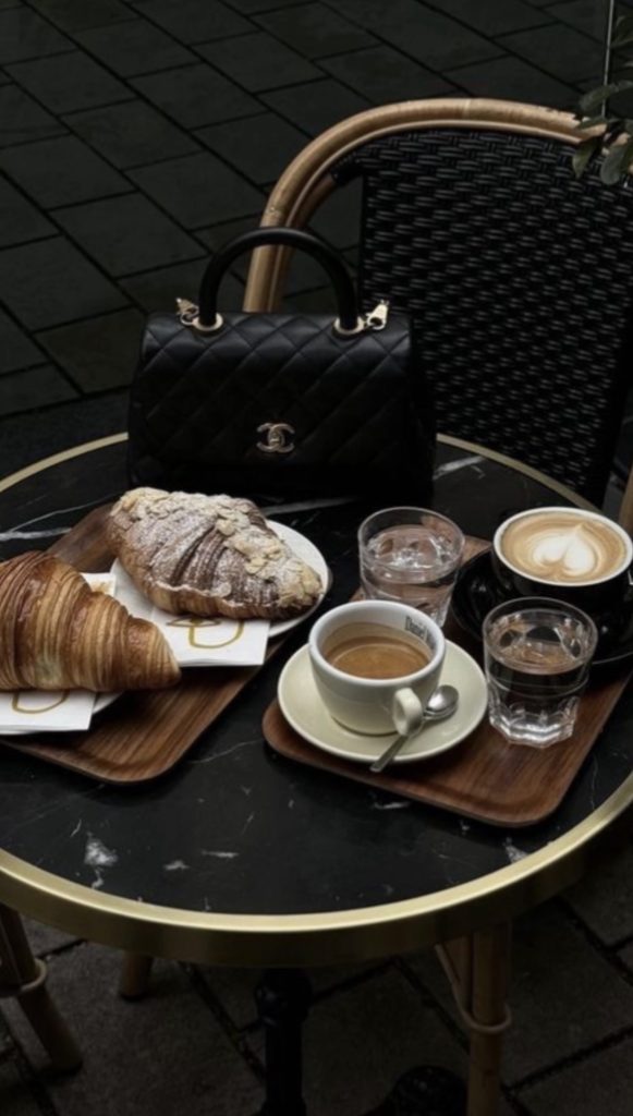 coffee and croissants
