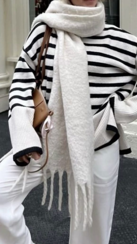 White pants winter Outfits