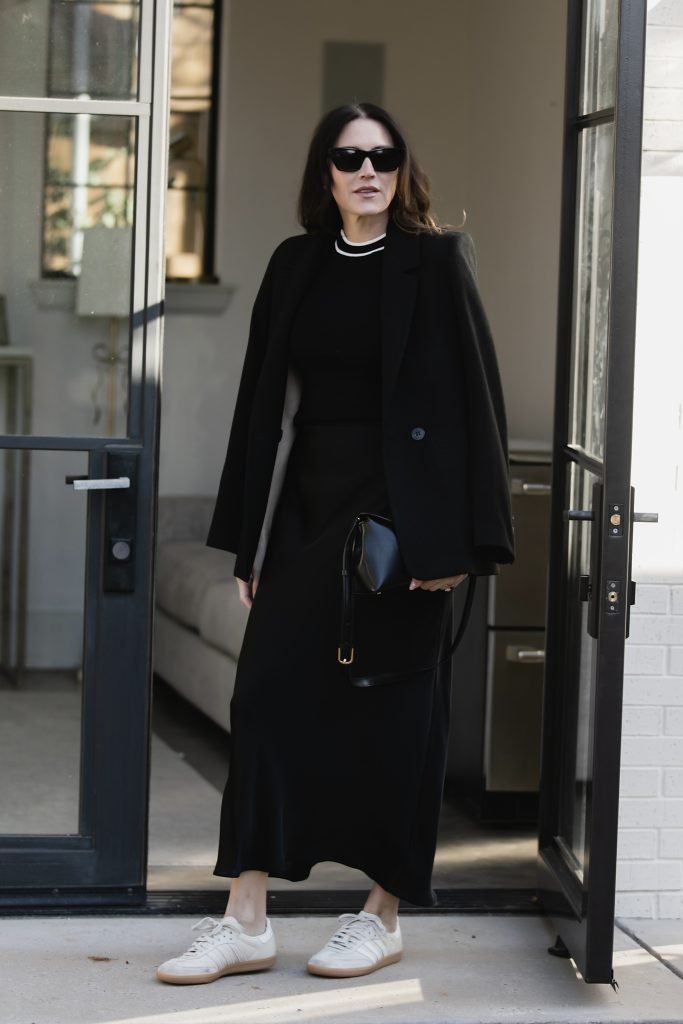 How to Style a Satin Skirt