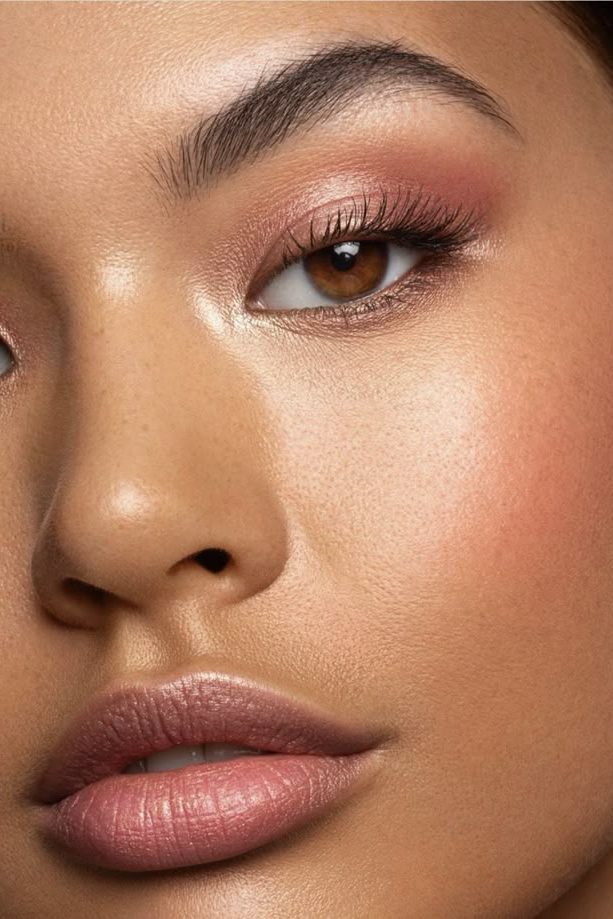 Neutral Eyeshadow Looks: closer look of Peachy Neutral Wash