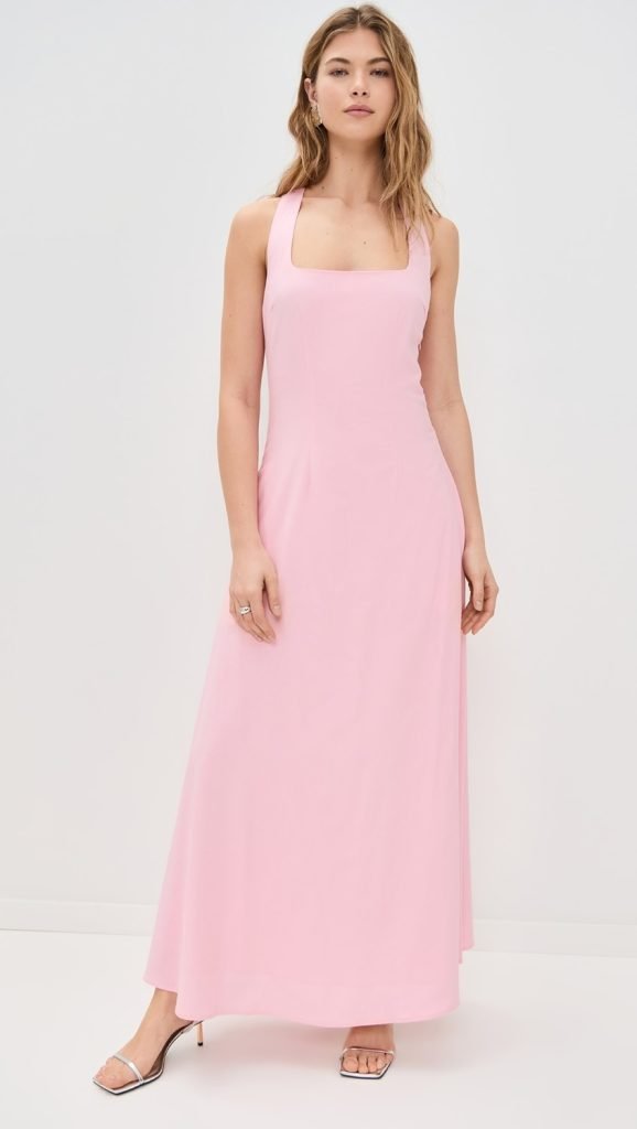 Flowy Pink Maxi Dress