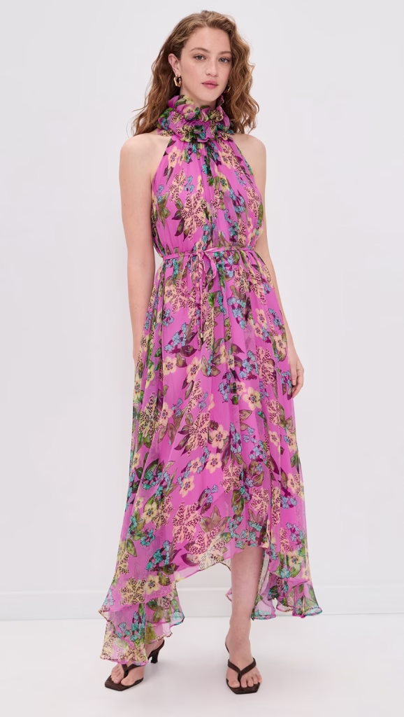 Ruffled Floral Dress