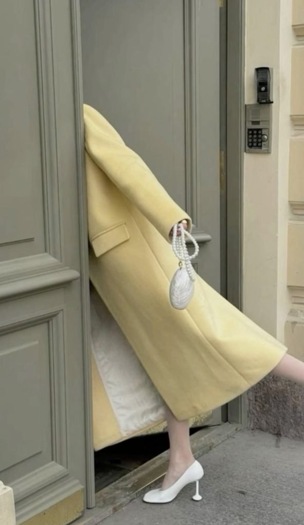 Butter Yellow Coat Outfits