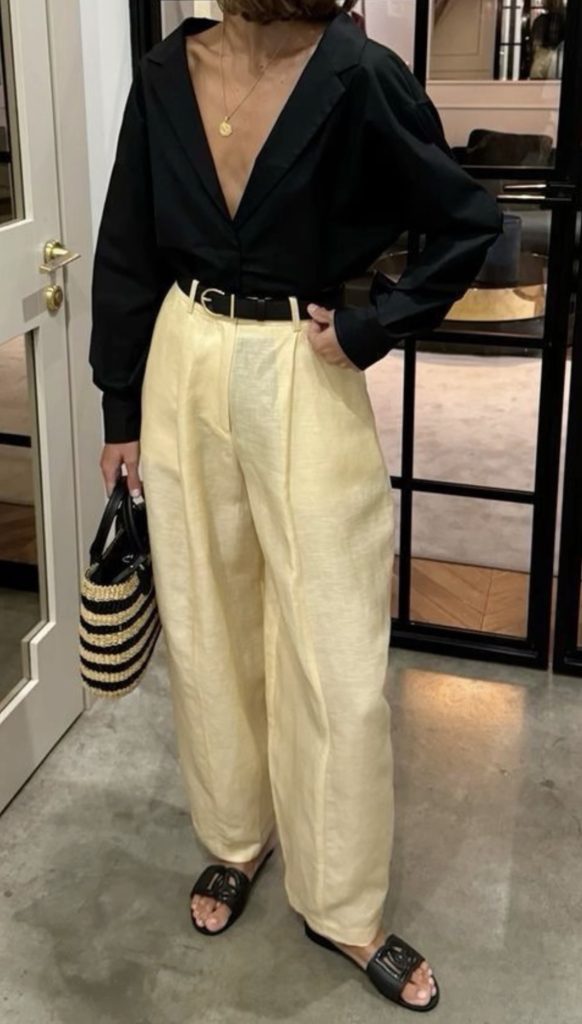 butter yellow pants Outfits
