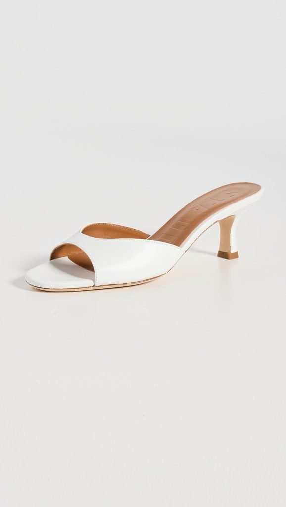 White Peep Toe Heels