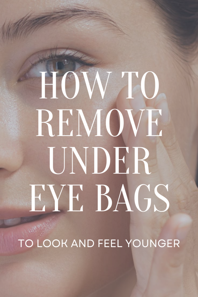 How to Remove Under Eye Bags