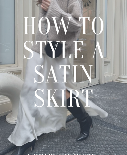 How to Style a satin Skirt