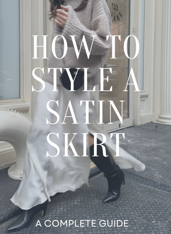 How to Style a satin Skirt