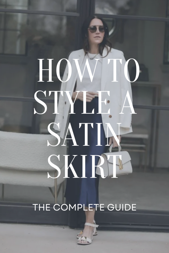 How to Style a satin Skirt