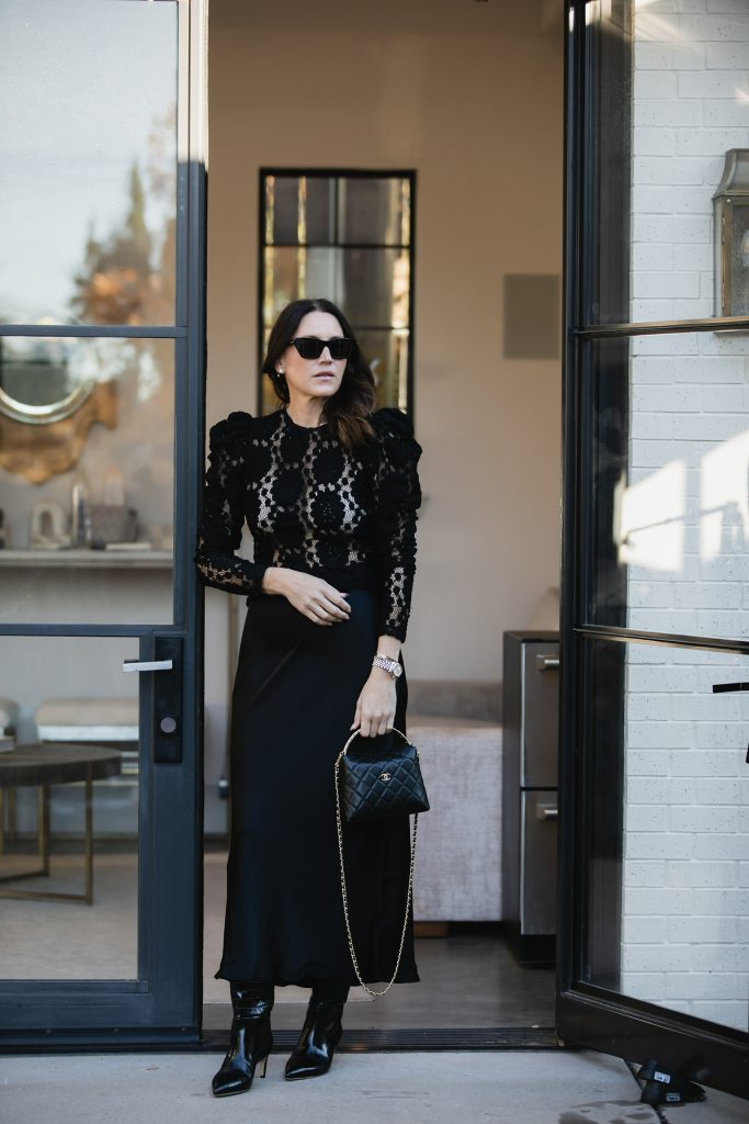 How to Style a Satin Skirt