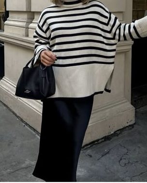 Striped Sweater Winter Outfits