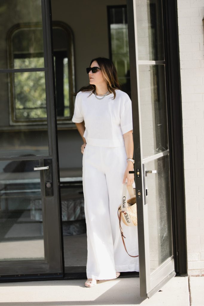Monochrome White Outfit to Look Expensive