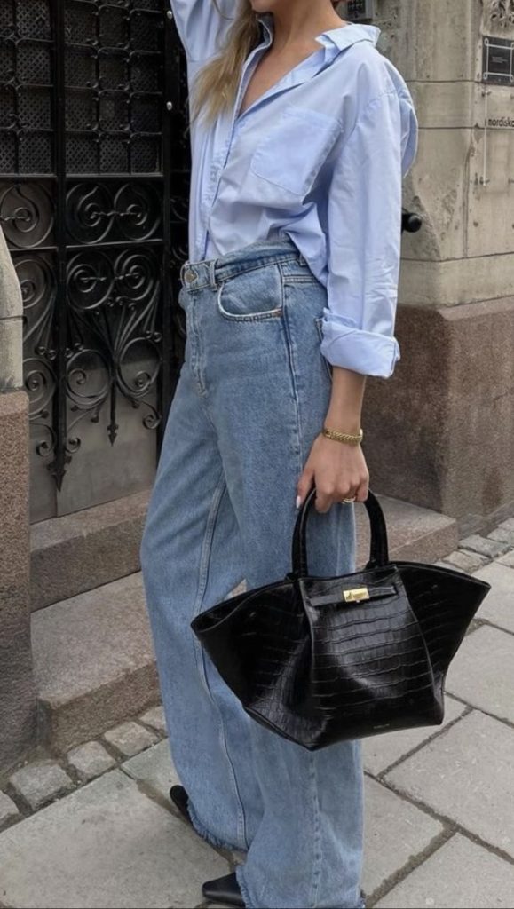 Blue button Down Outfit