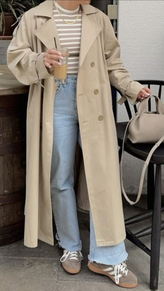 Trench coat April Outfits