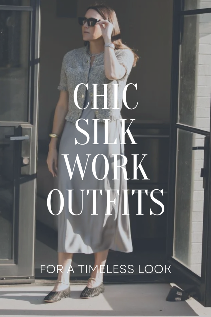 chic silk work outfits