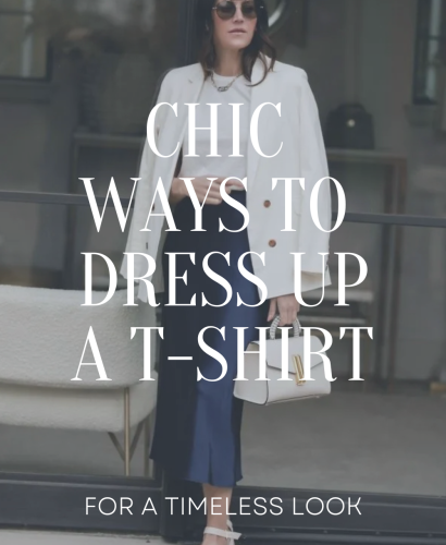 How to Dress Up A T-Shirt