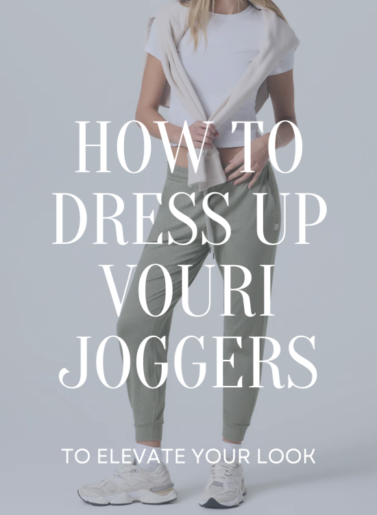 How to Dress Up Vouri Joggers