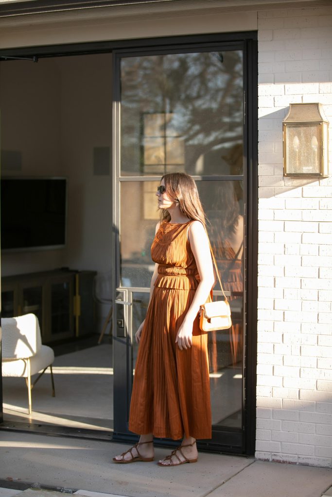 silk dress for work