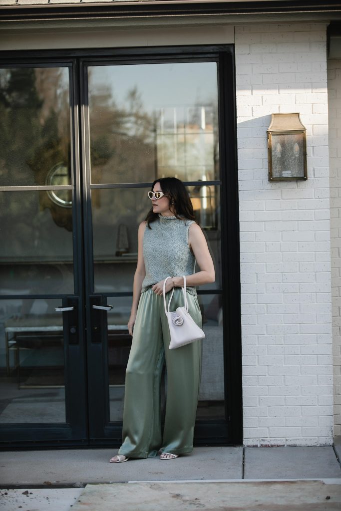 How to Wear Silk Pants to Work