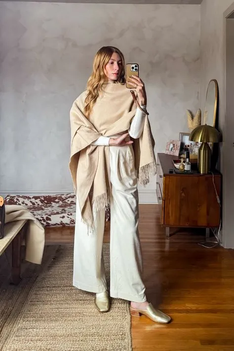 How to Style Long Shawls Elegantly