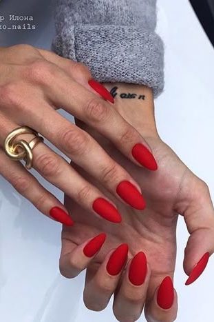 Matte Red Nail ideas