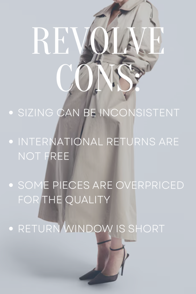 Revolve cons