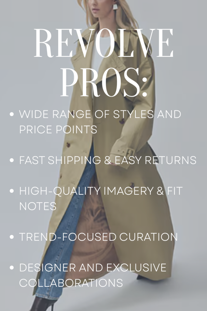 Revolve pros