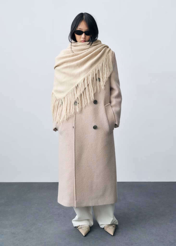 How to Style a Triangle Shawl Elegantly