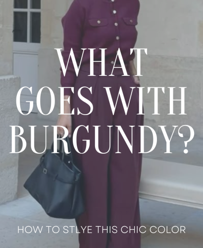 What Color Goes With Burgundy