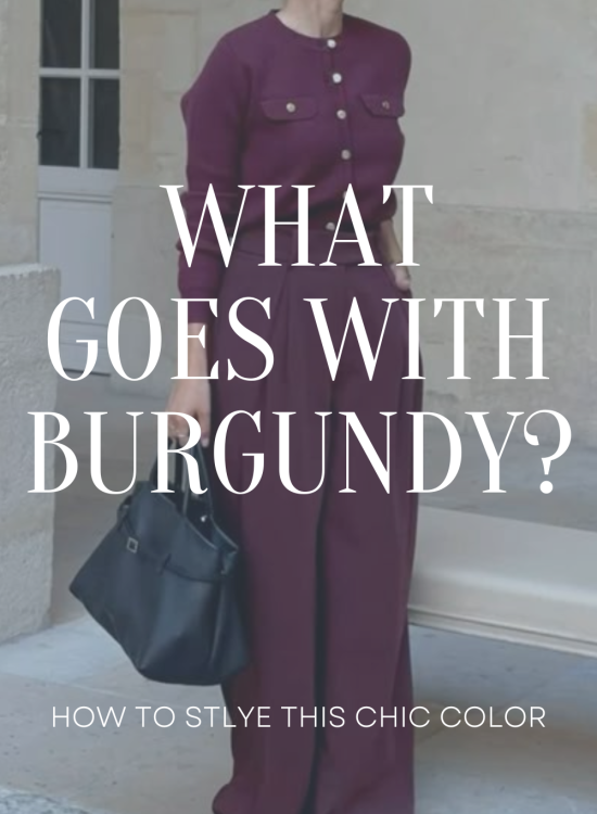 What Color Goes With Burgundy