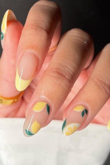 Lemon Nail Ideas