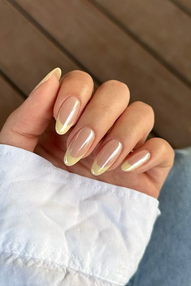 summer French Tip Nails