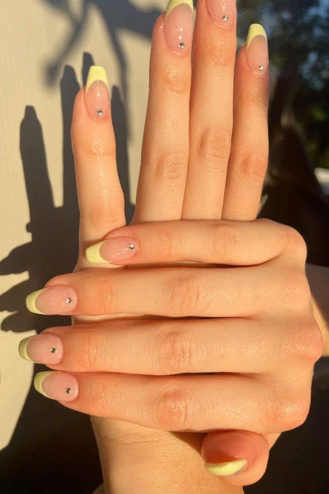 rhinestone Summer Nails