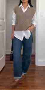 7 Sweater Over Button-Up Ideas - the gray details