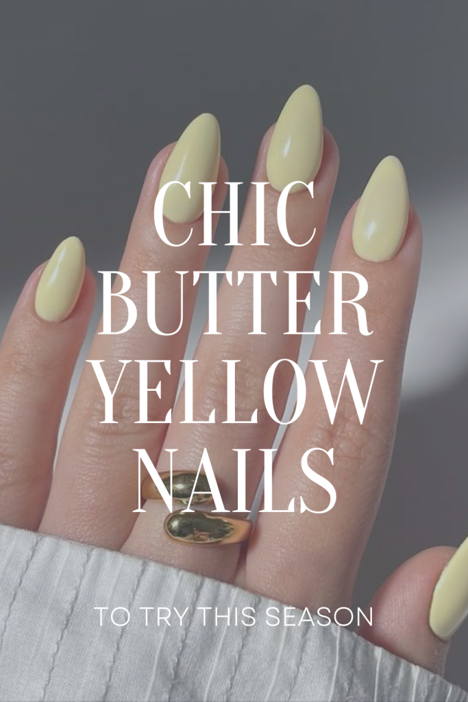 Chic Butter Yellow Nails