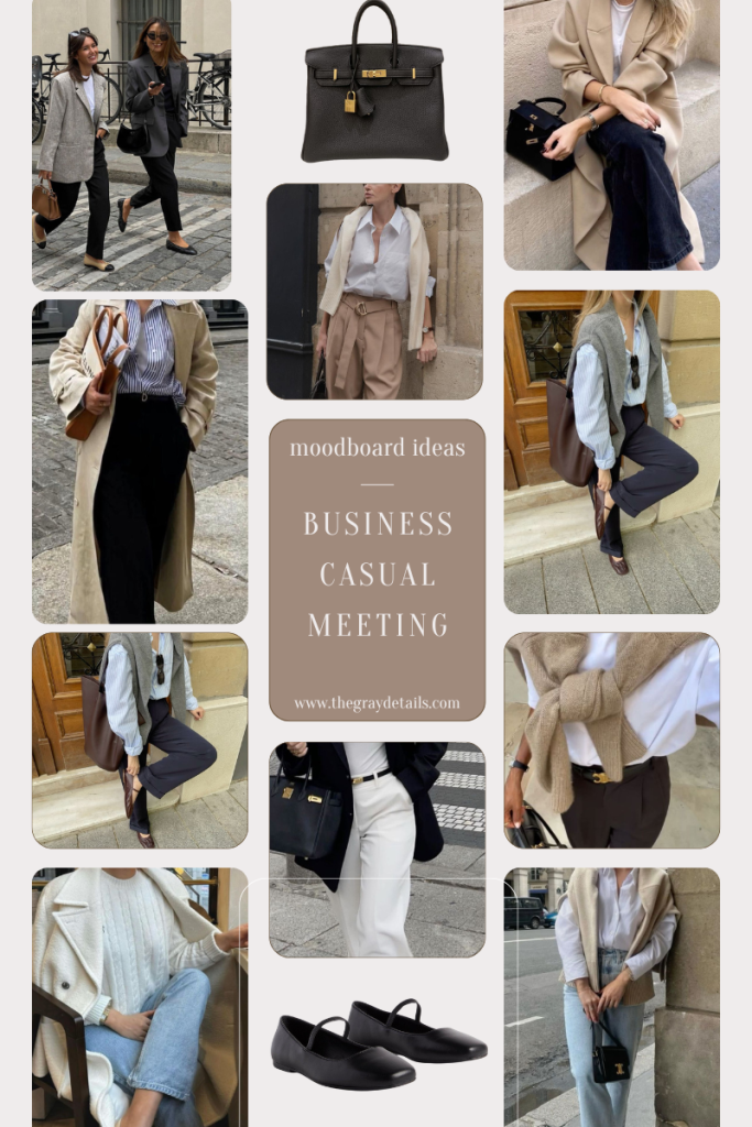 Business Casual Outfit Moodboard